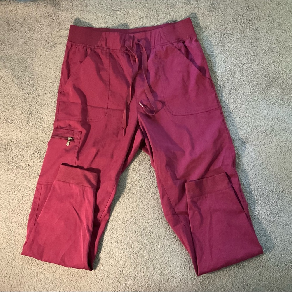 Burgundy Scub Bottoms